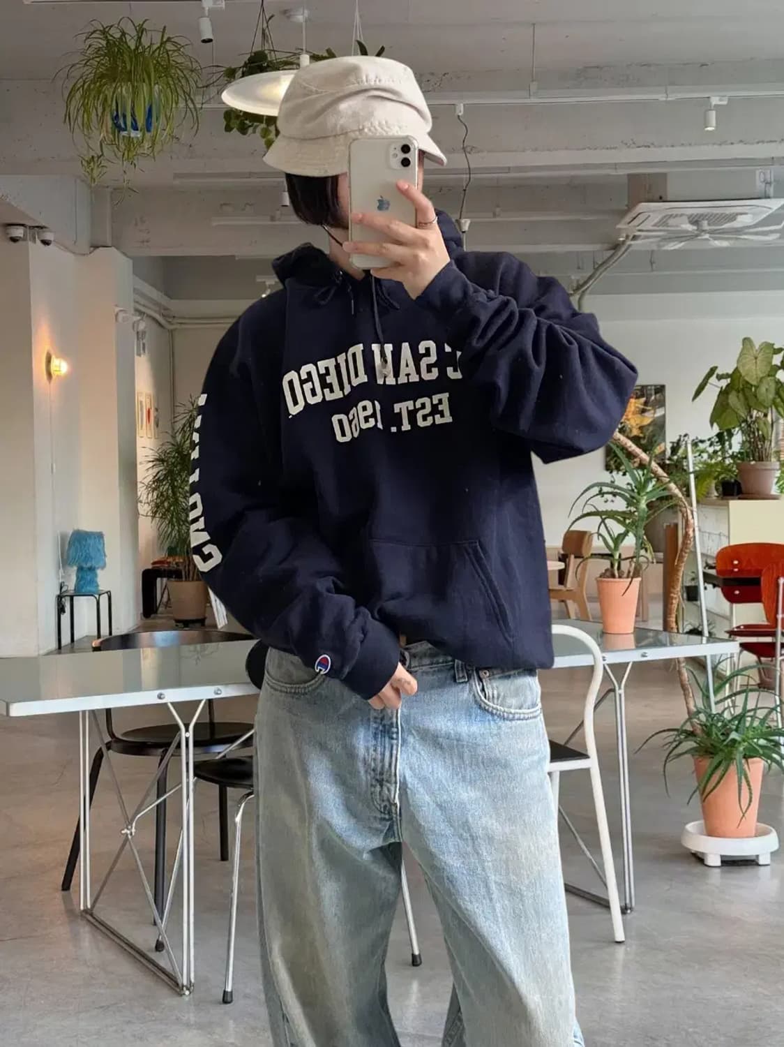 챔피온 후드티 (Man L) AB0727 상품이미지2