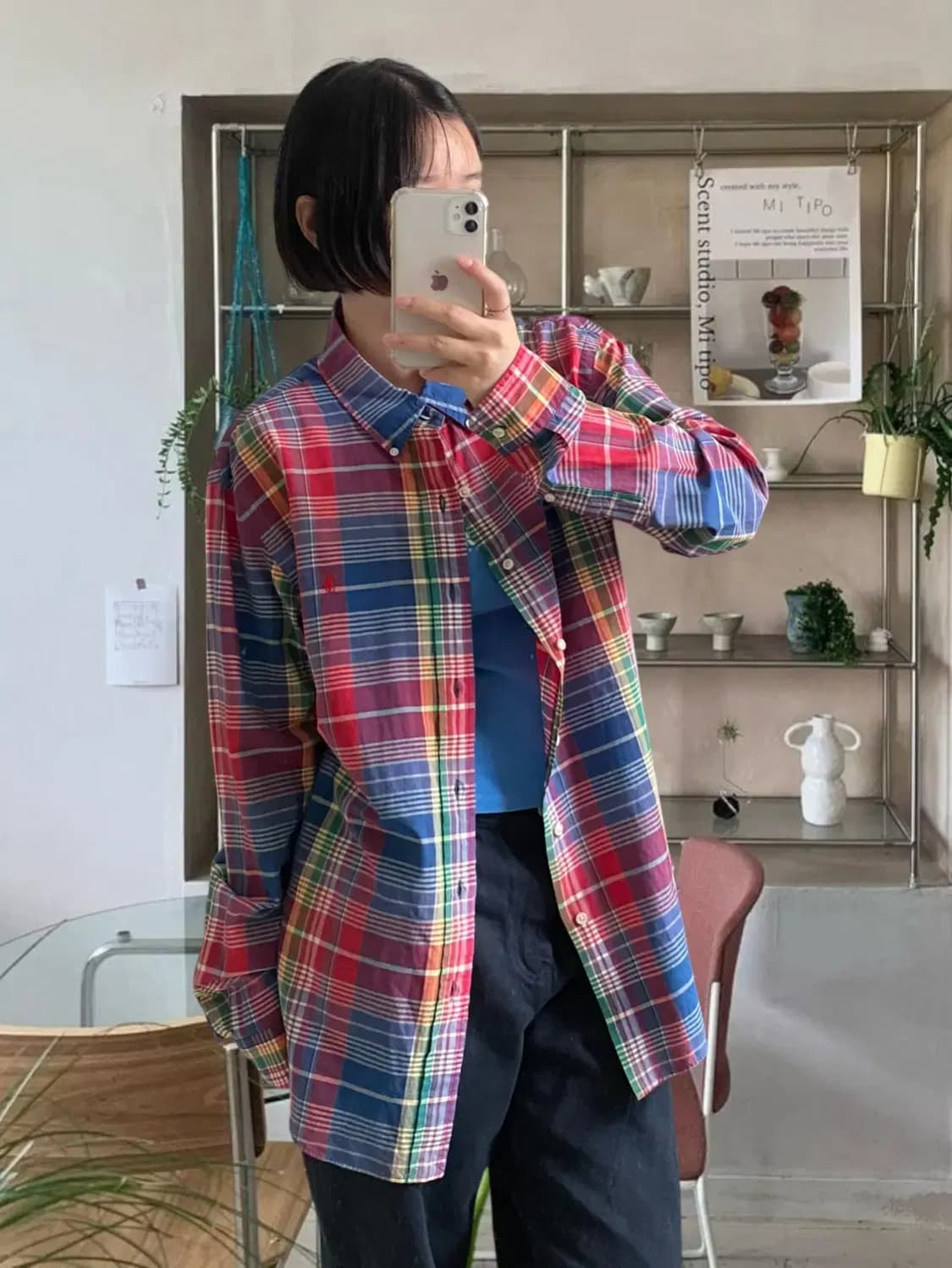 폴로 랄프로렌 체크 셔츠 (Man L) AB0725 상품이미지1