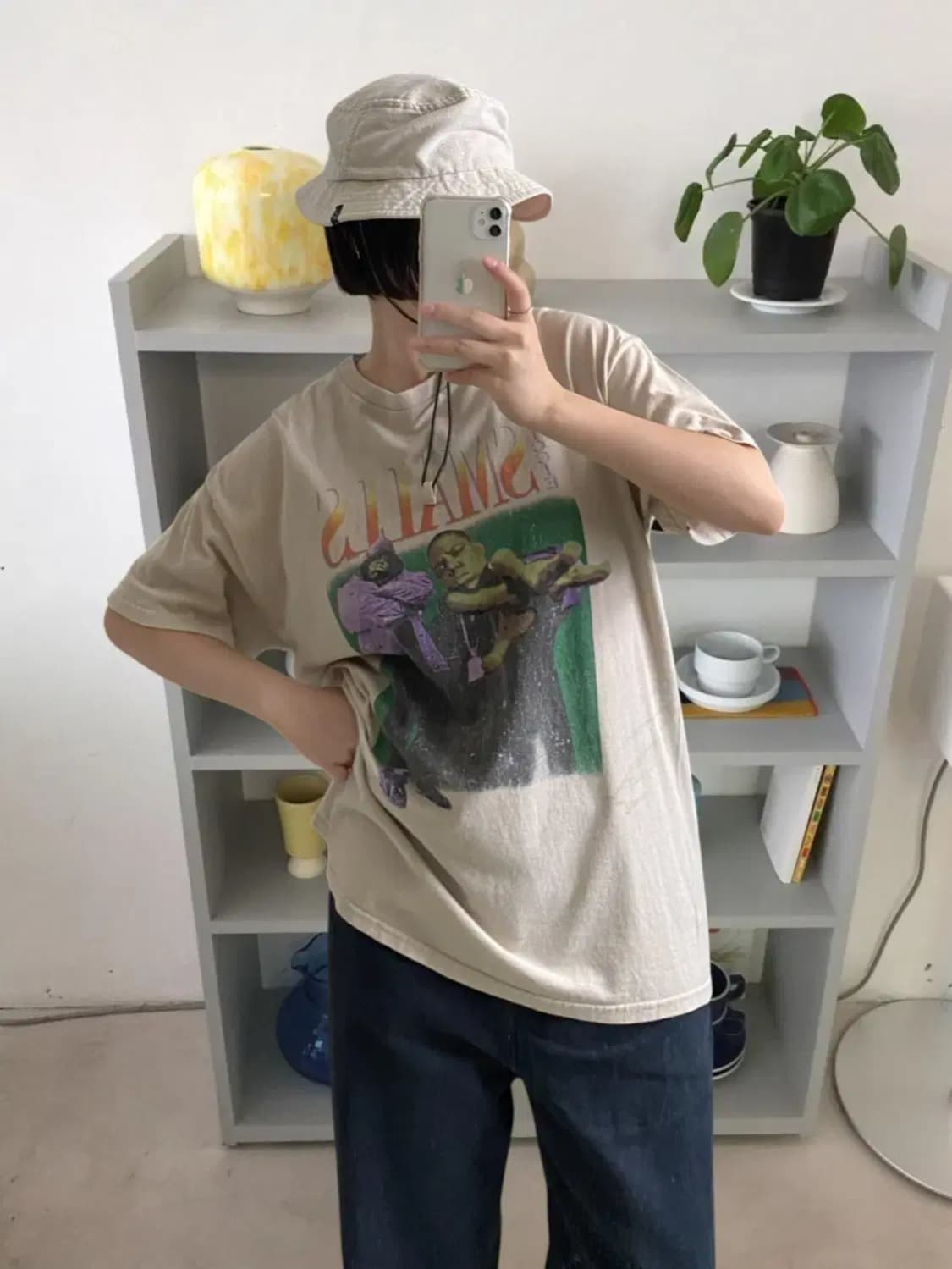 프린팅 비기 반팔 티셔츠 (Man L) AB0724 상품이미지1