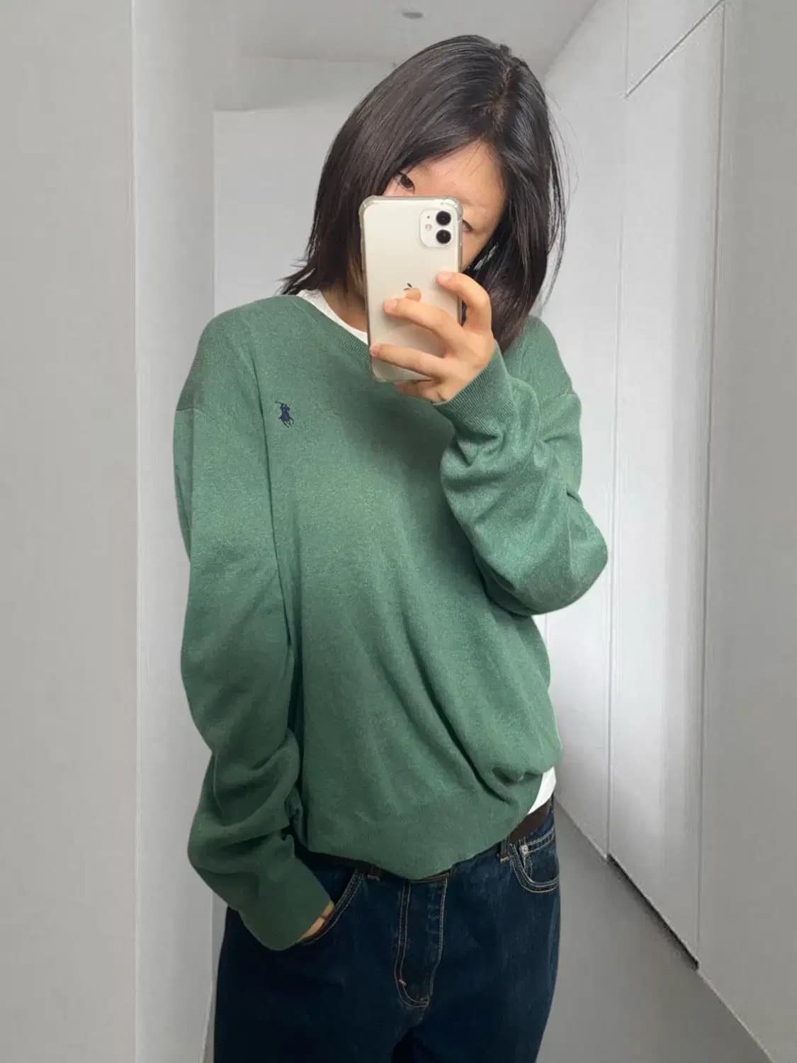 폴로 랄프로렌 브이넥 니트 (Man L) AB0746 상품이미지1