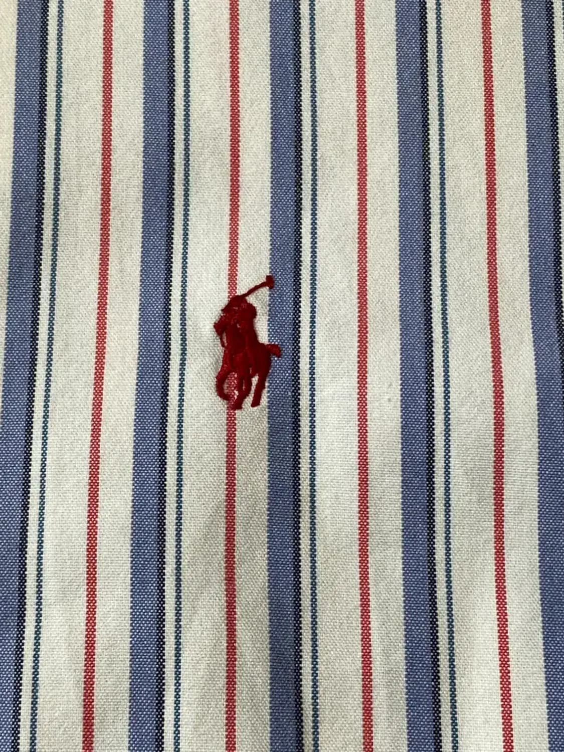 폴로 랄프로렌 1/2 체크 셔츠 (Man XL) AB0737 상품이미지7