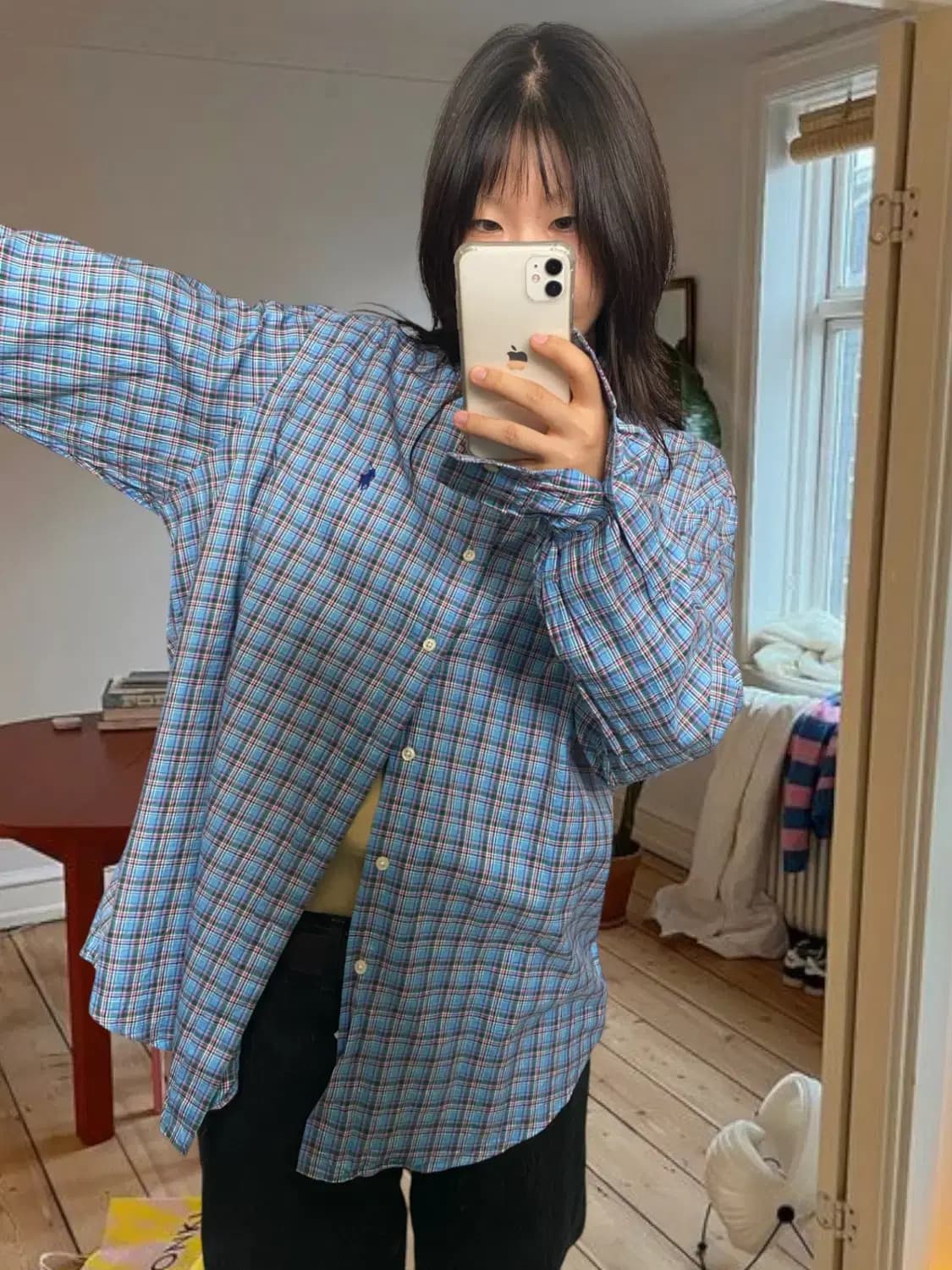 폴로 랄프로렌 체크 셔츠 (Man XL) AB0735 상품이미지1