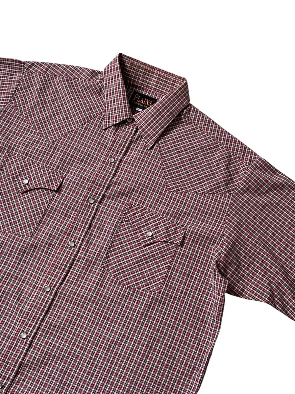 포켓 체크 셔츠 (Man XL) AB0752 상품이미지4