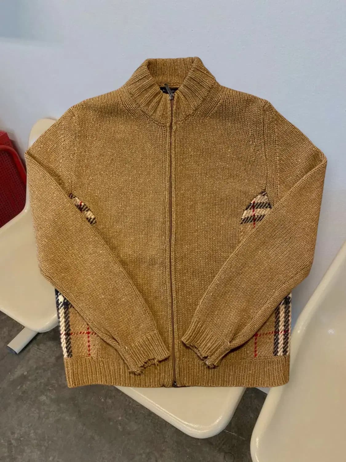 버버리 니트 집업 (Man M ) AA0577 상품이미지1