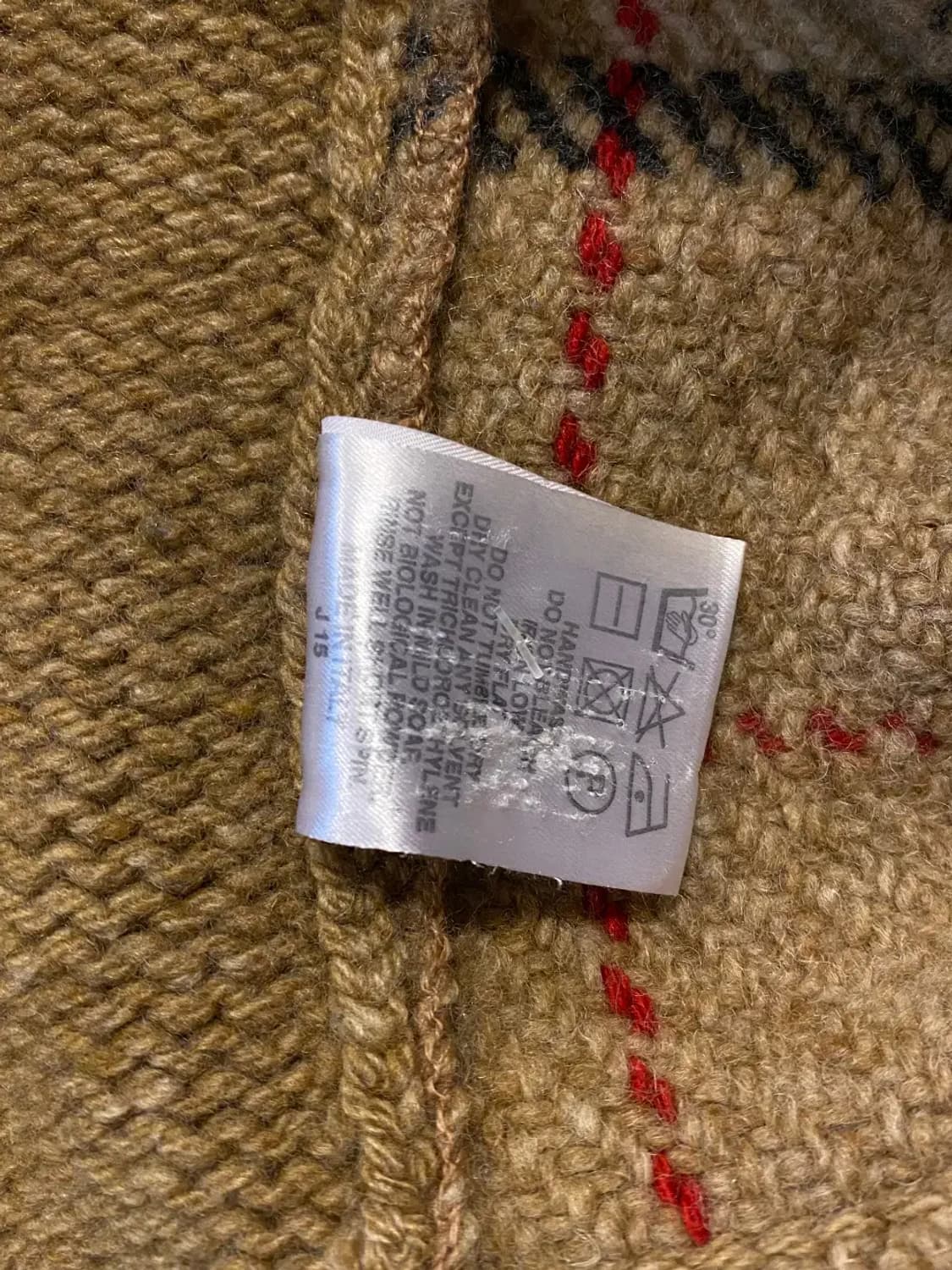 버버리 니트 집업 (Man M ) AA0577 상품이미지8