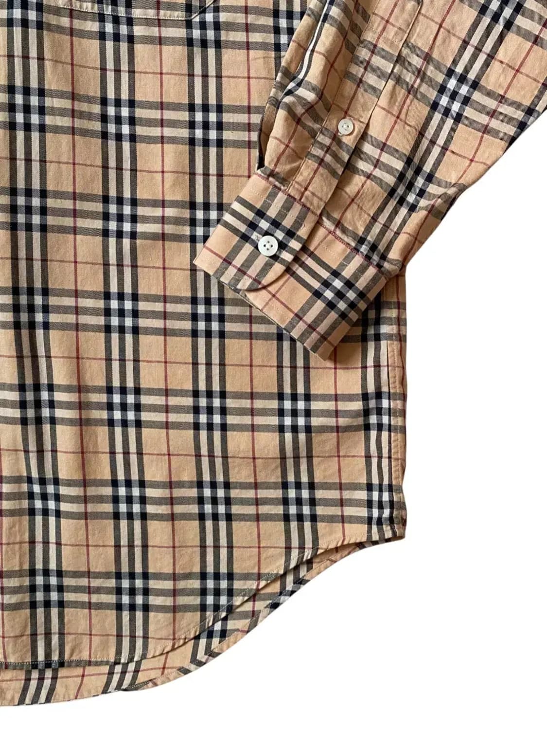버버리 체크 셔츠 (Man L) AB0779 상품이미지5
