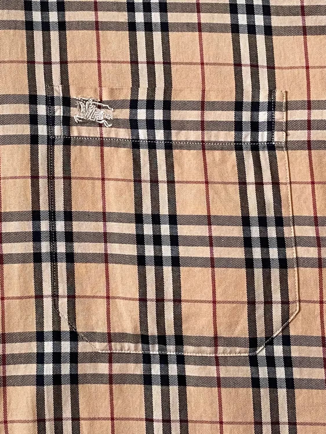 버버리 체크 셔츠 (Man L) AB0779 상품이미지7