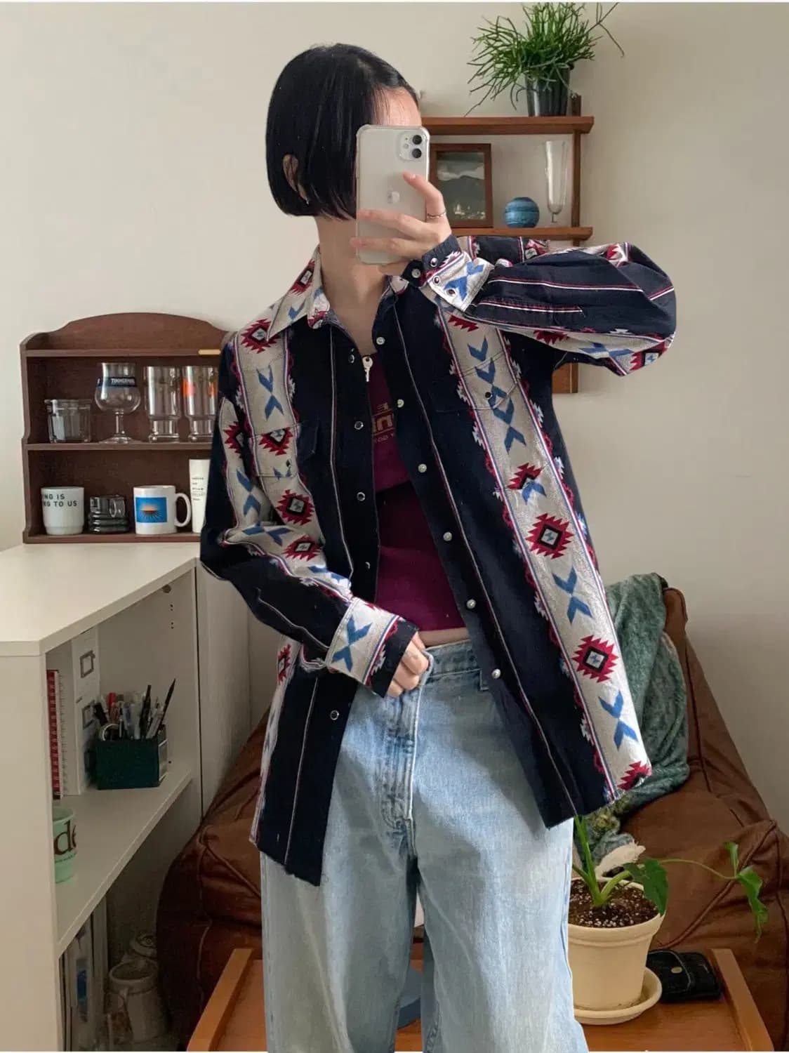 랭글러 웨스턴 셔츠 (Man L) AB0774 상품이미지1