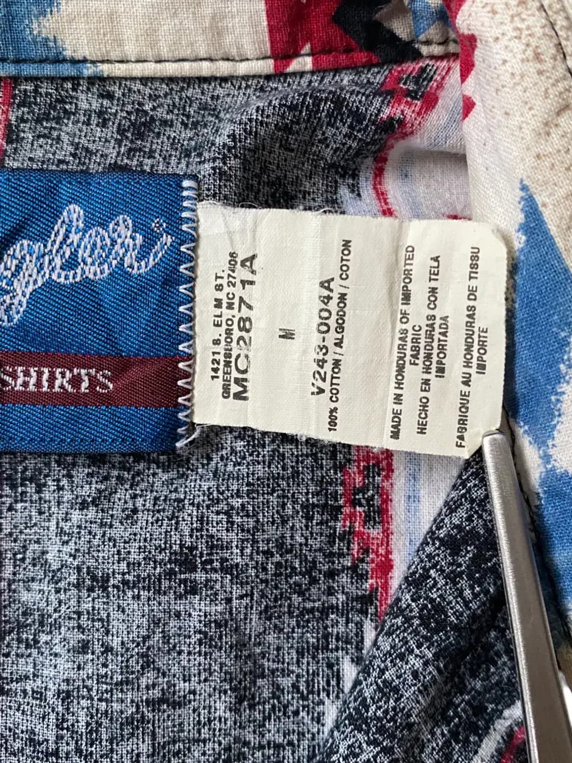 랭글러 웨스턴 셔츠 (Man L) AB0774 상품이미지6