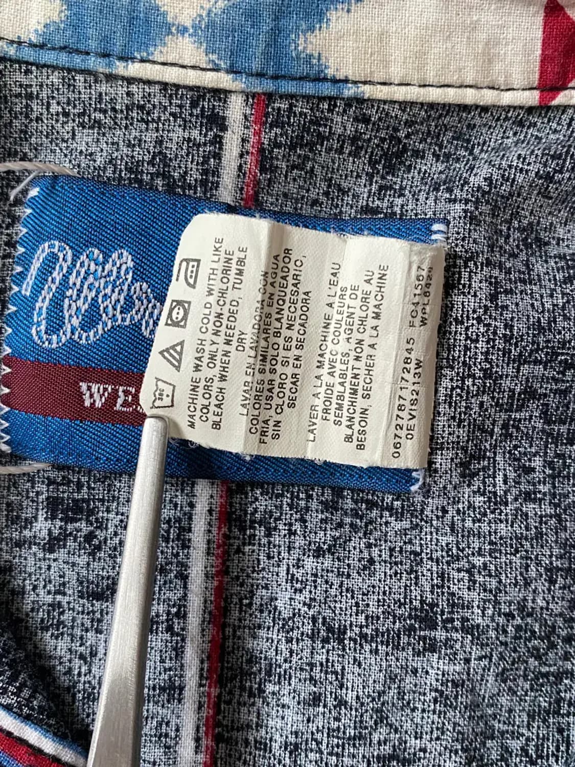 랭글러 웨스턴 셔츠 (Man L) AB0774 상품이미지7