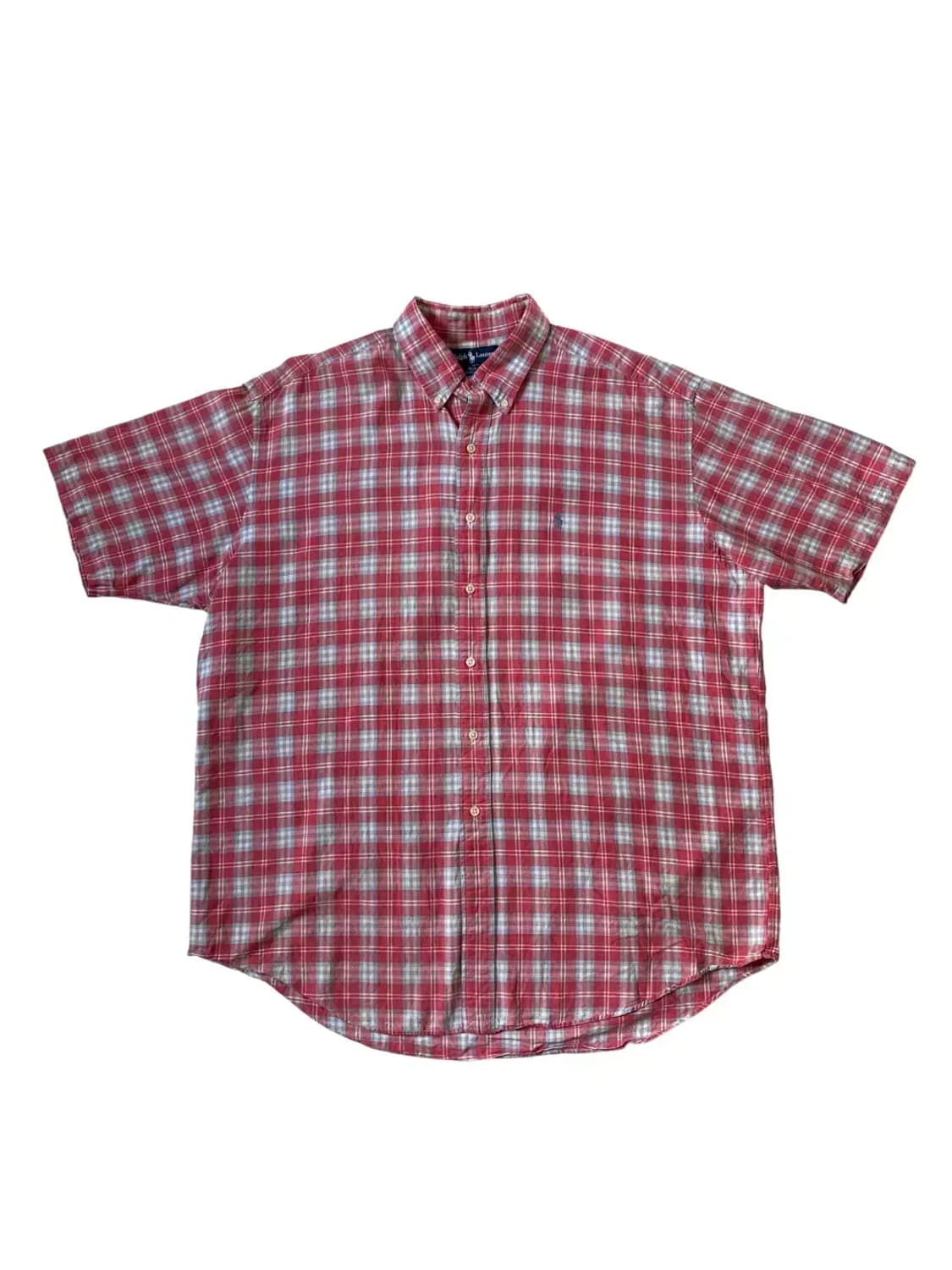 폴로 랄프로렌 1/2 체크 셔츠 (Man 3XL) AB0789 상품이미지3