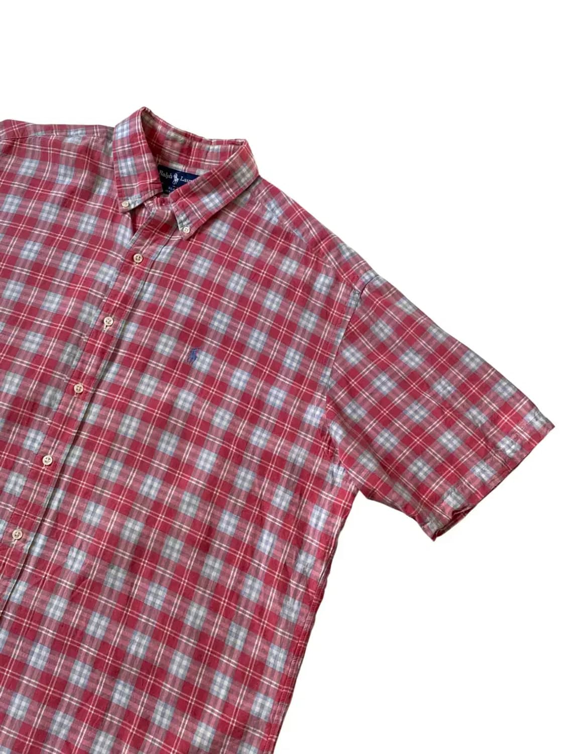 폴로 랄프로렌 1/2 체크 셔츠 (Man 3XL) AB0789 상품이미지4