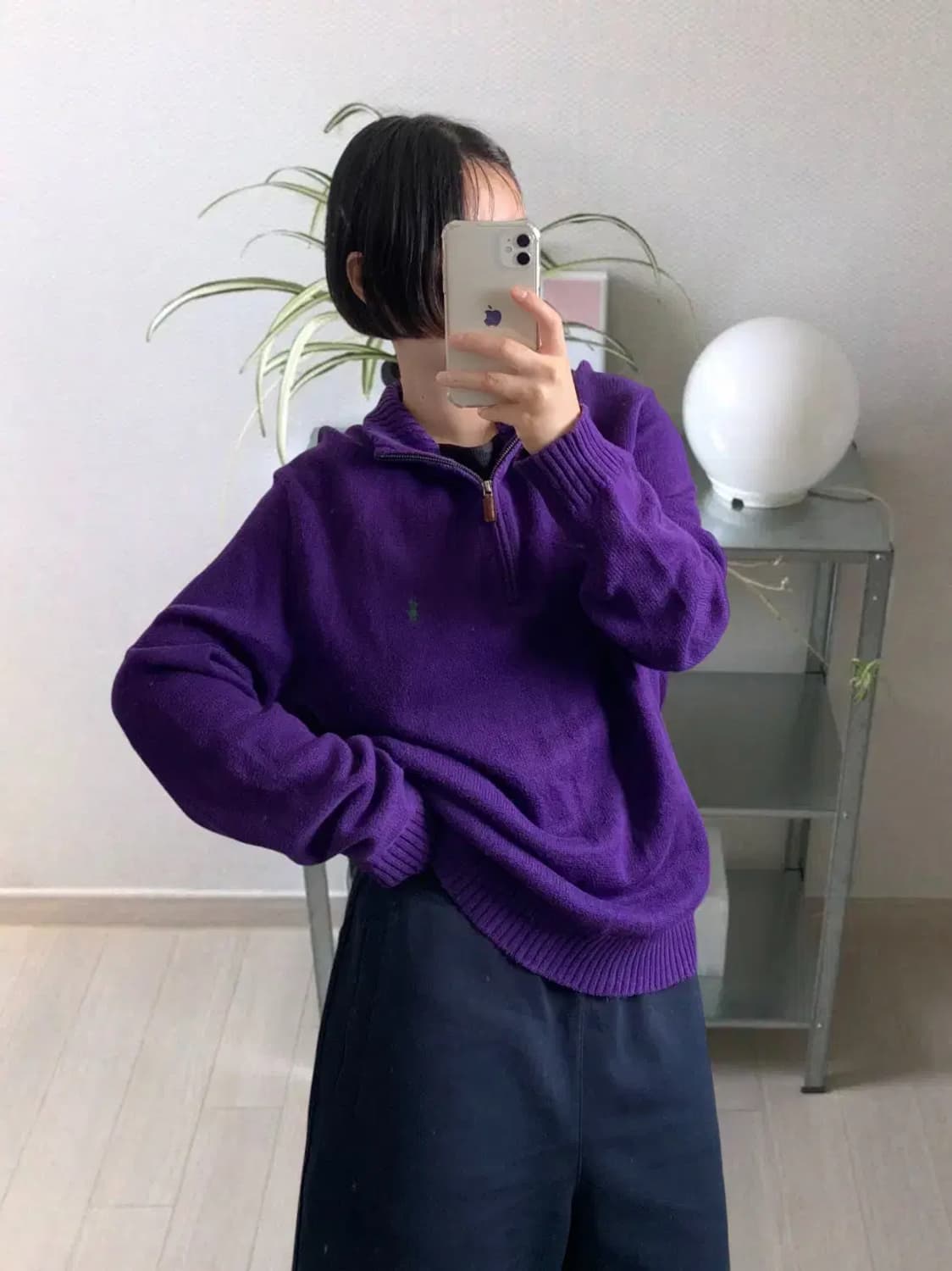 폴로 랄프로렌 하프 집업 니트 (Man L) AB0787 상품이미지2