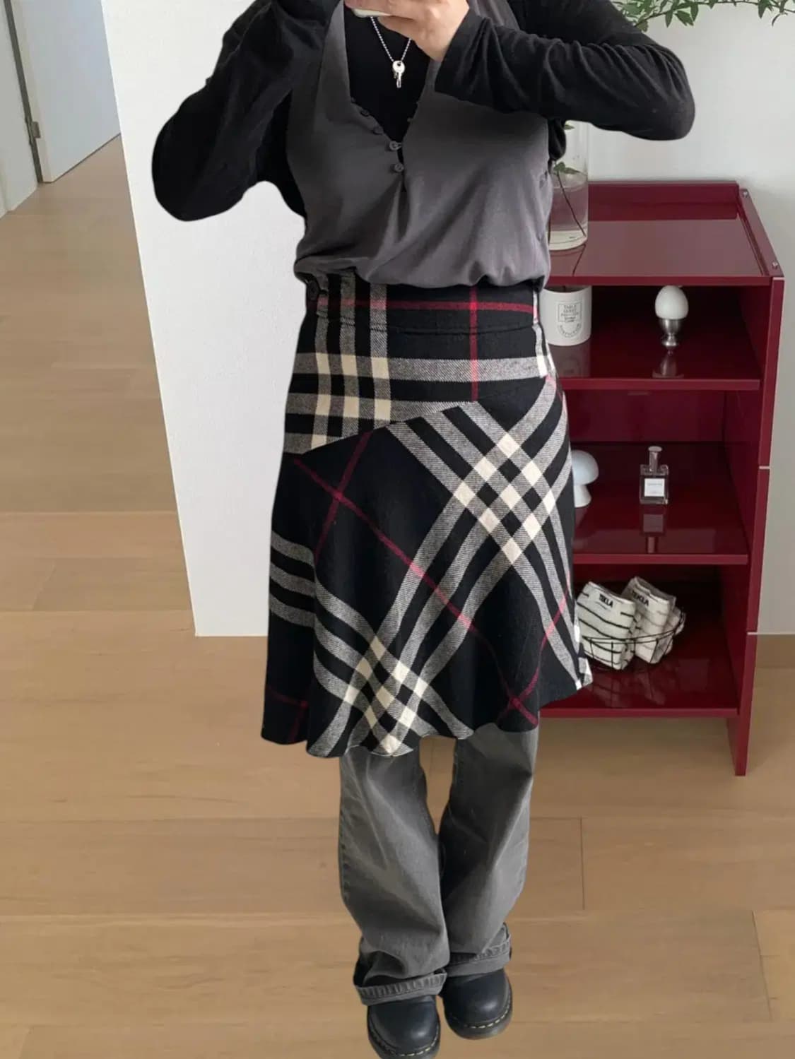 버버리 미디 스커트 (28) AB0806 상품이미지1