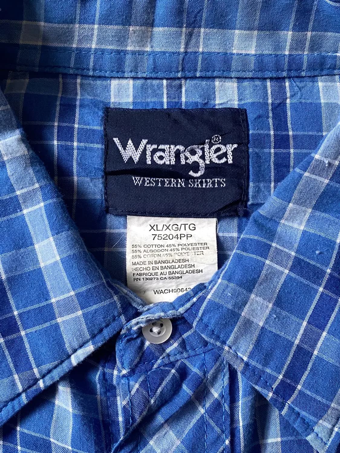랭글러 체크 셔츠 (Man XL) AB0797 상품이미지6