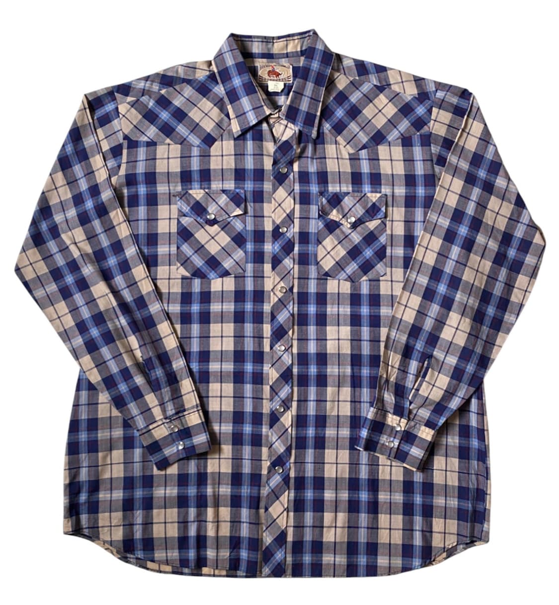 포켓 체크 셔츠 Made in U.S.A (Man 2XL) AB0819 상품이미지3