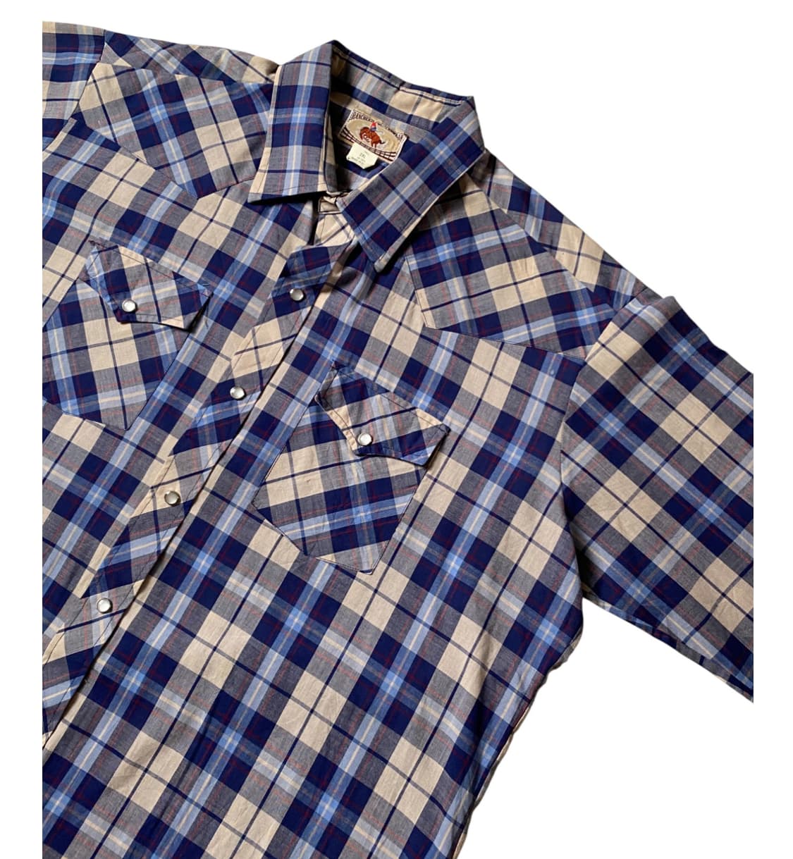 포켓 체크 셔츠 Made in U.S.A (Man 2XL) AB0819 상품이미지5