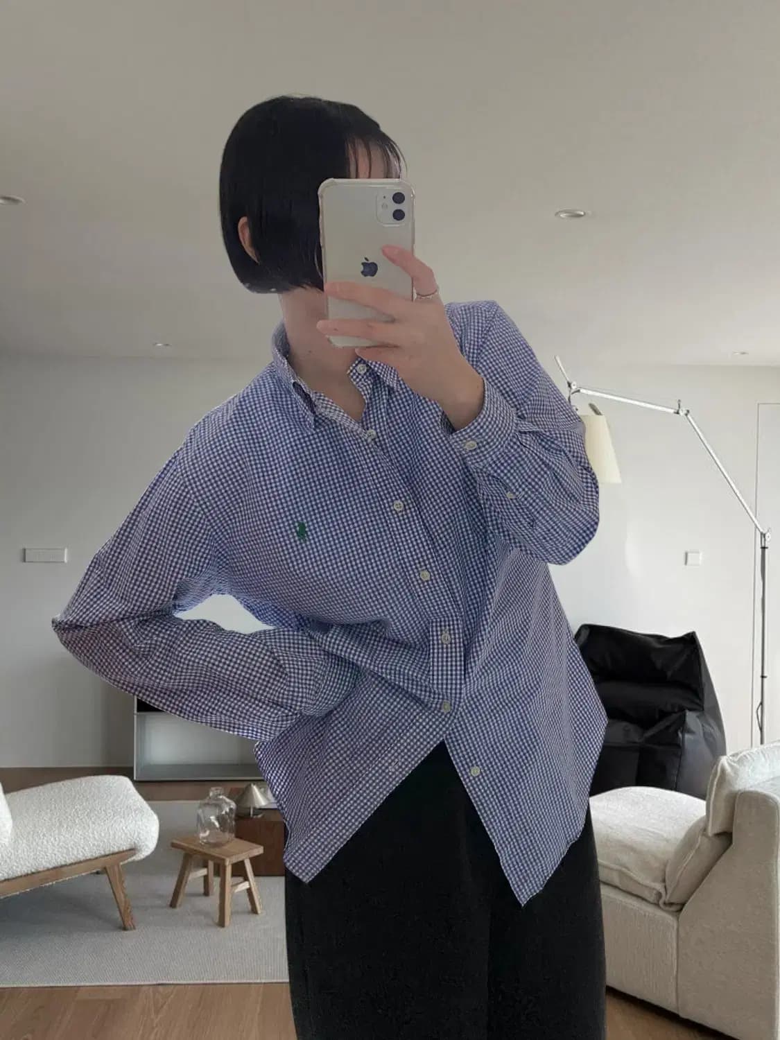 폴로 랄프로렌 체크 셔츠 (Man S) AB0832 상품이미지1