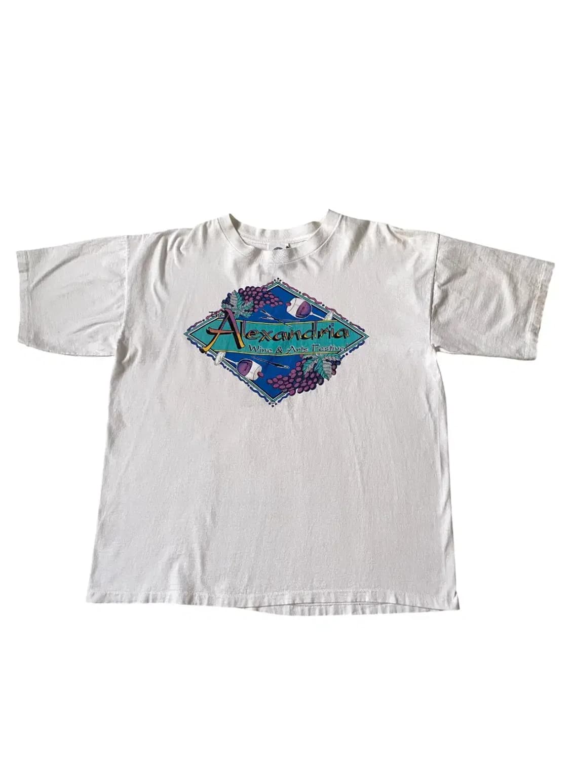 빈티지 1/2 프린팅 티셔츠 (Man XL) AB0831 상품이미지3