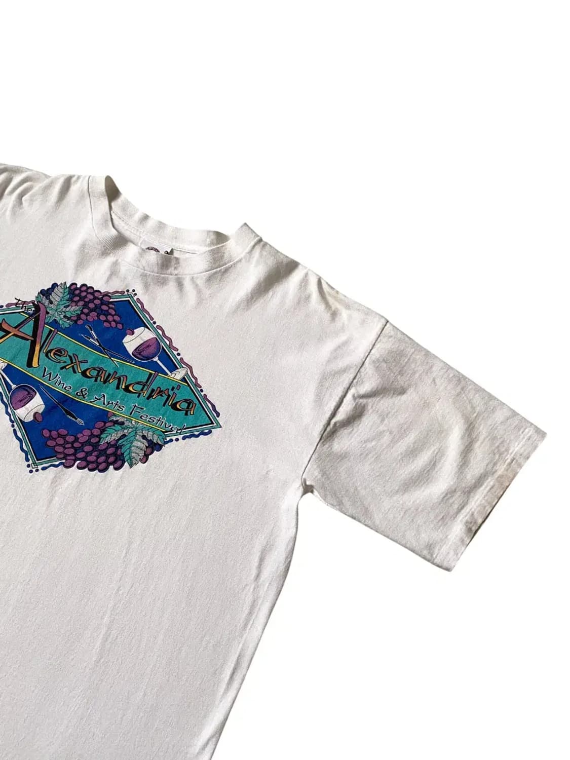 빈티지 1/2 프린팅 티셔츠 (Man XL) AB0831 상품이미지4