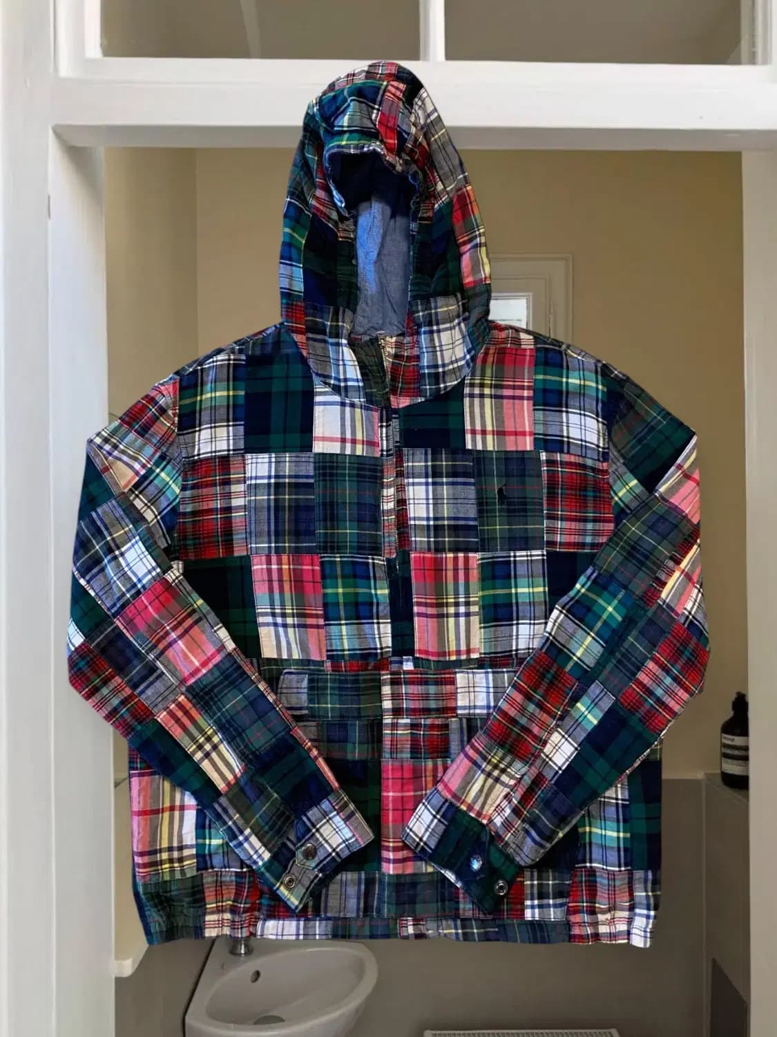 폴로랄프로렌 체크 후드 티셔츠 (Woman L) AA0634 상품이미지1