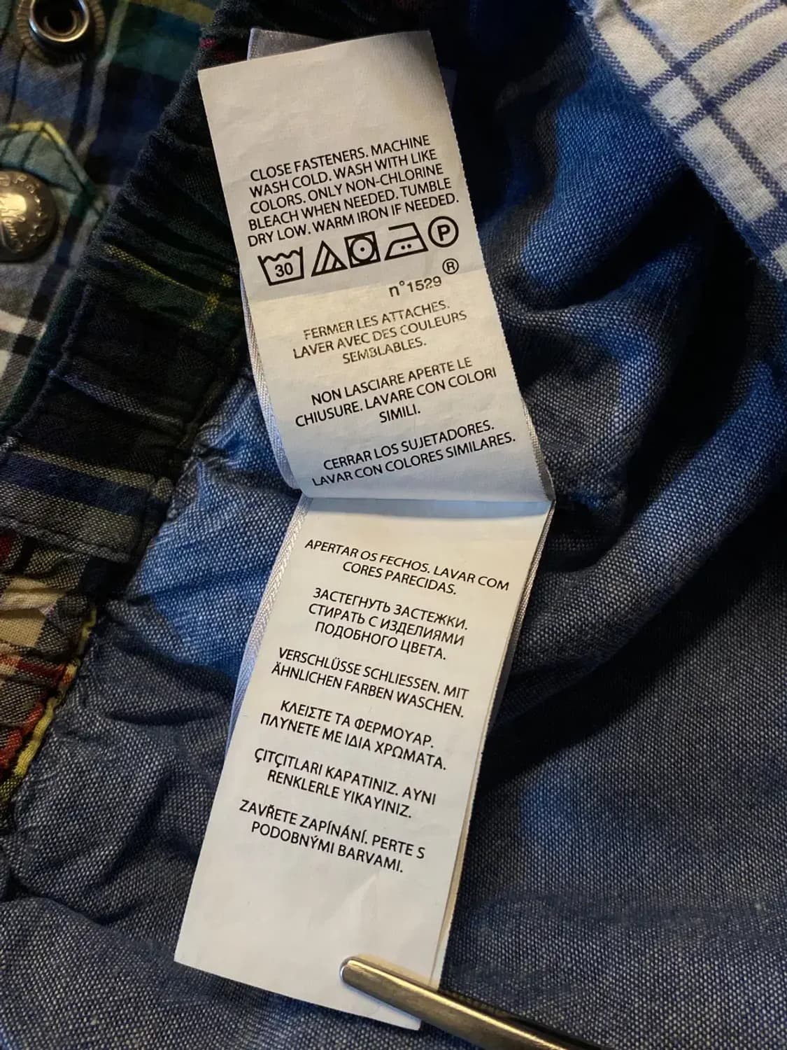 폴로랄프로렌 체크 후드 티셔츠 (Woman L) AA0634 상품이미지3