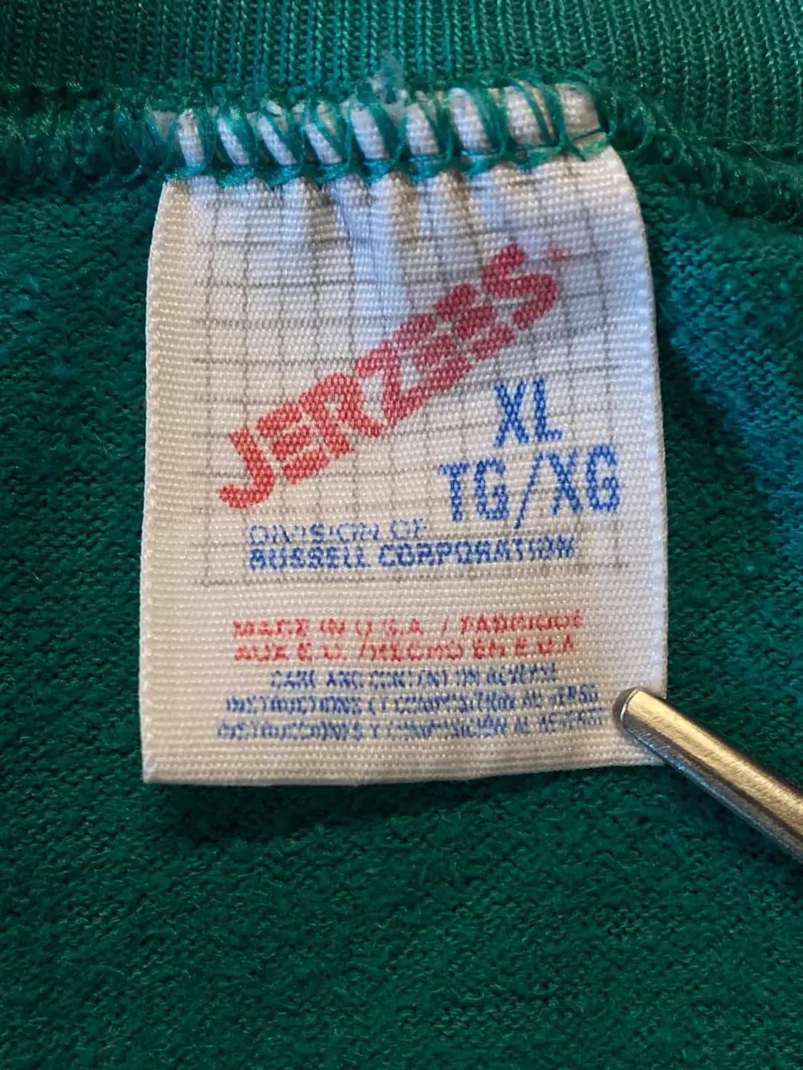 저지스 스웻셔츠 Made in USA, 50 / 50 (Man XL) A 상품이미지9