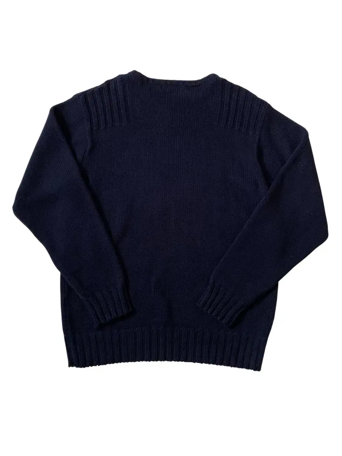 라운드 자수 니트 (Man M) AB0842 상품이미지8