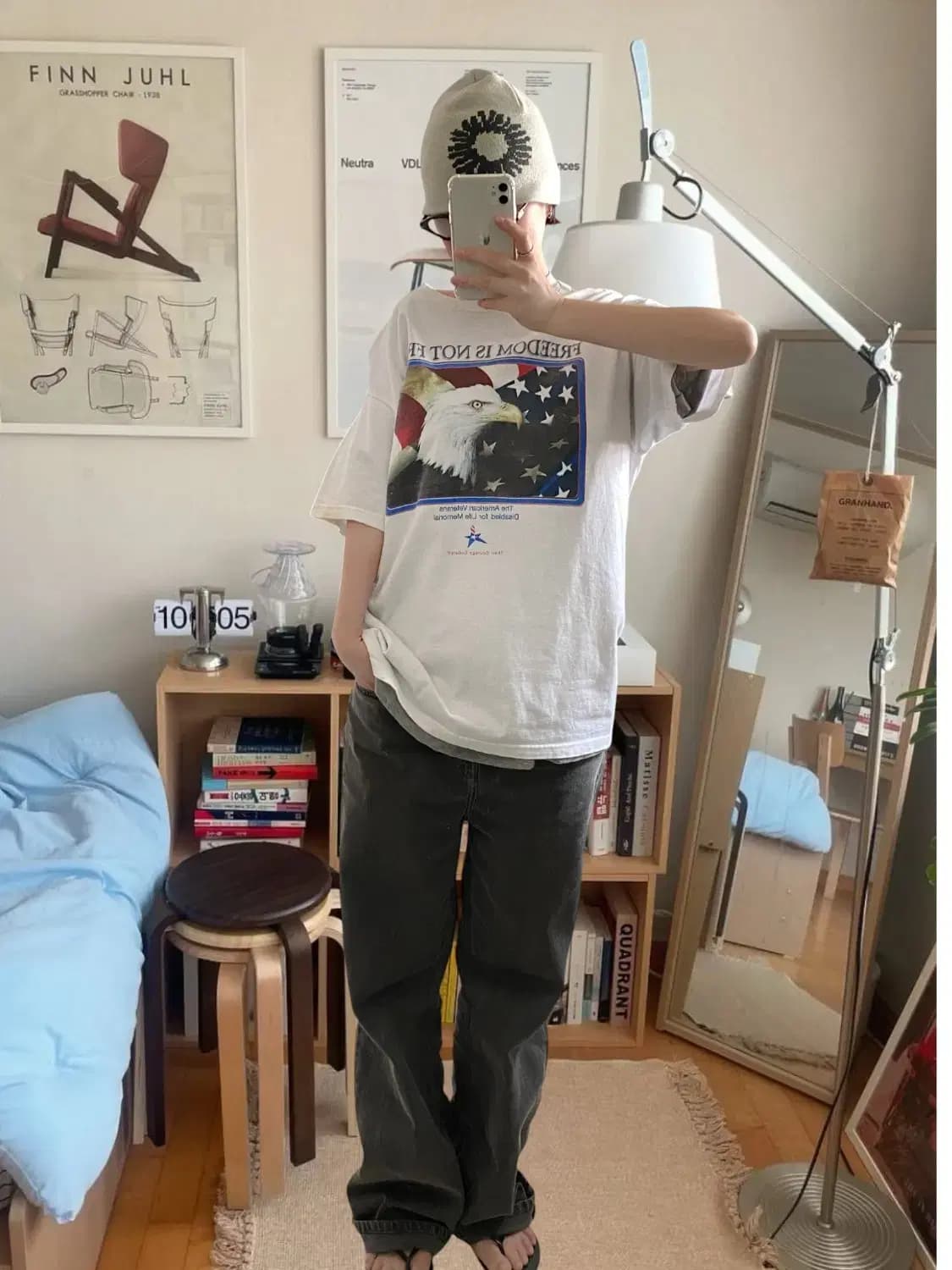 프룻 오브 더 룸 1/2 티셔츠 (Man L) AB0840 상품이미지1