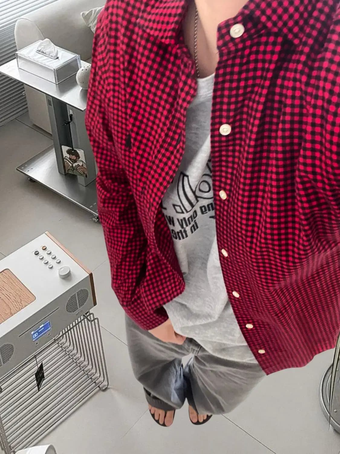 폴로 랄프로렌 체크 셔츠 (Woman M) AB0839 상품이미지1