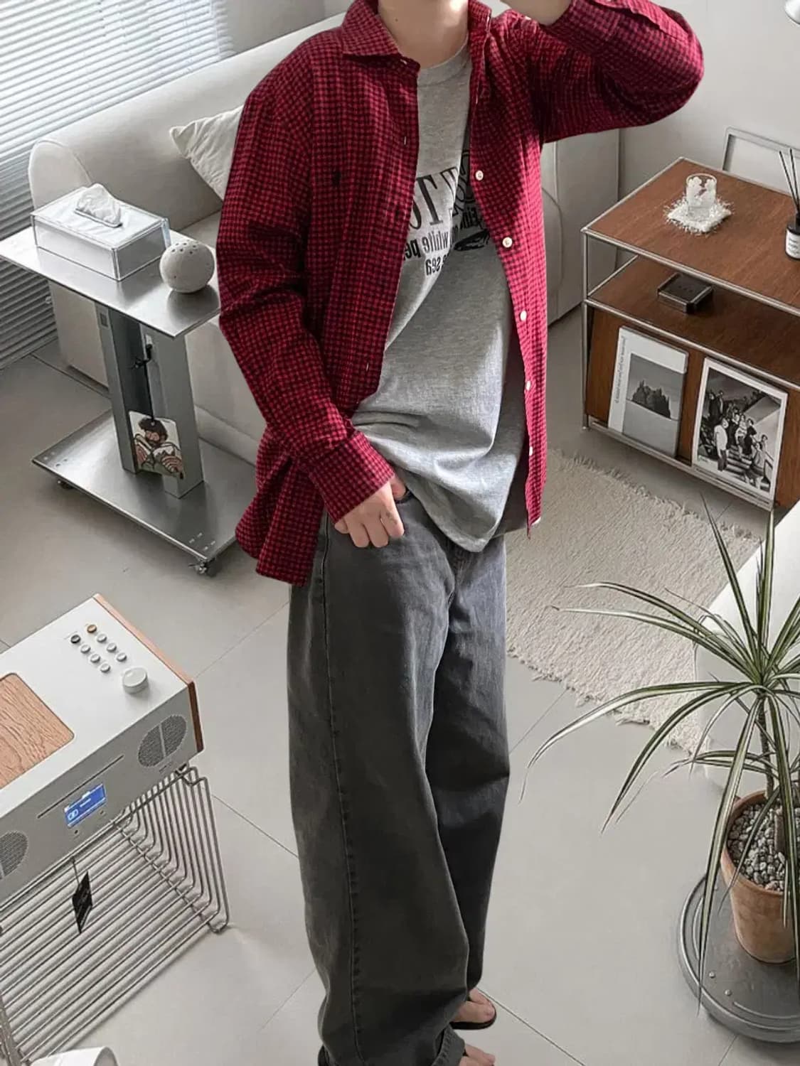 폴로 랄프로렌 체크 셔츠 (Woman M) AB0839 상품이미지2