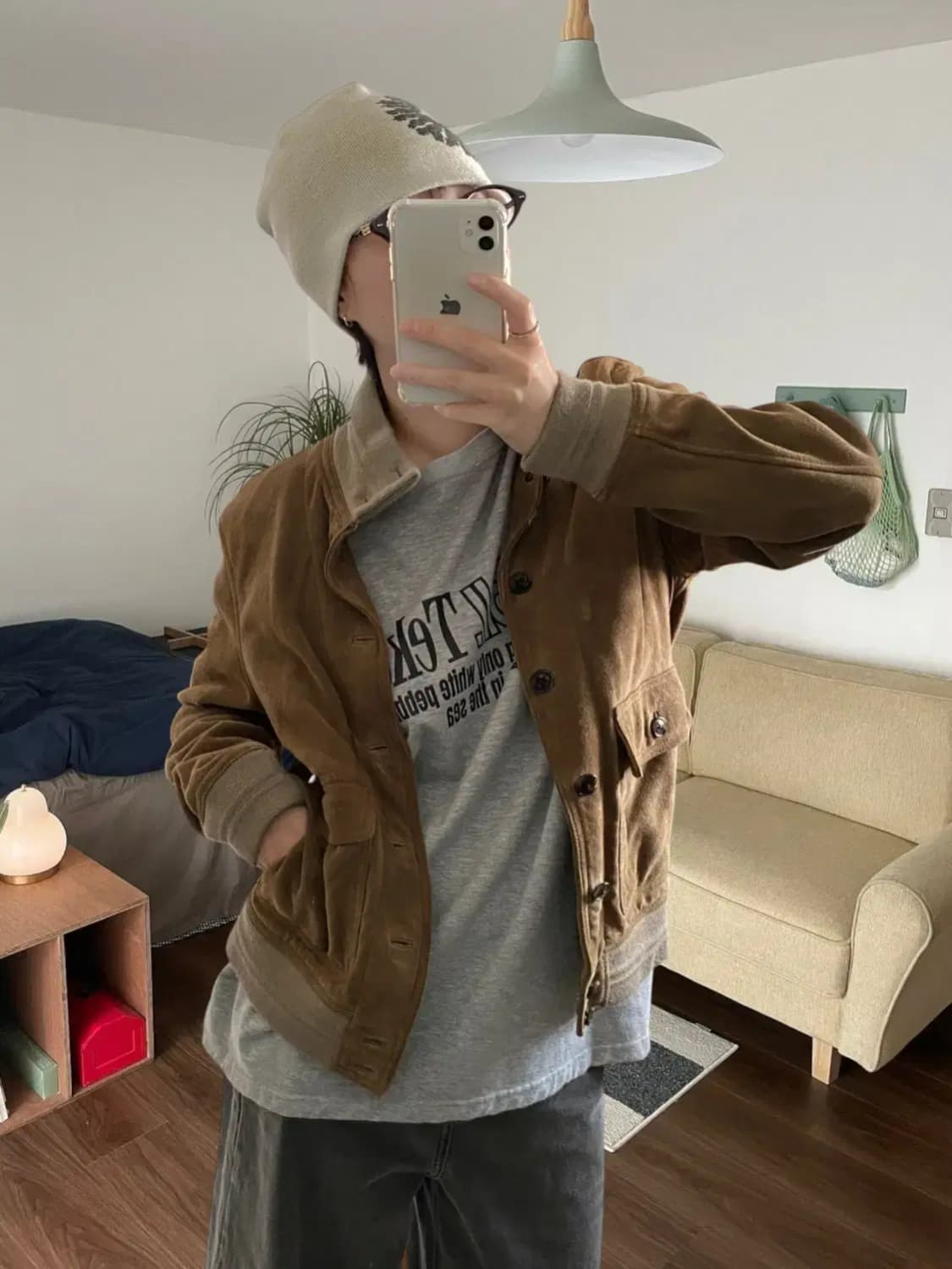 비밍 라이프 스토어 빔스 스웨이드 자켓 (Woman M) AB0837 상품이미지1