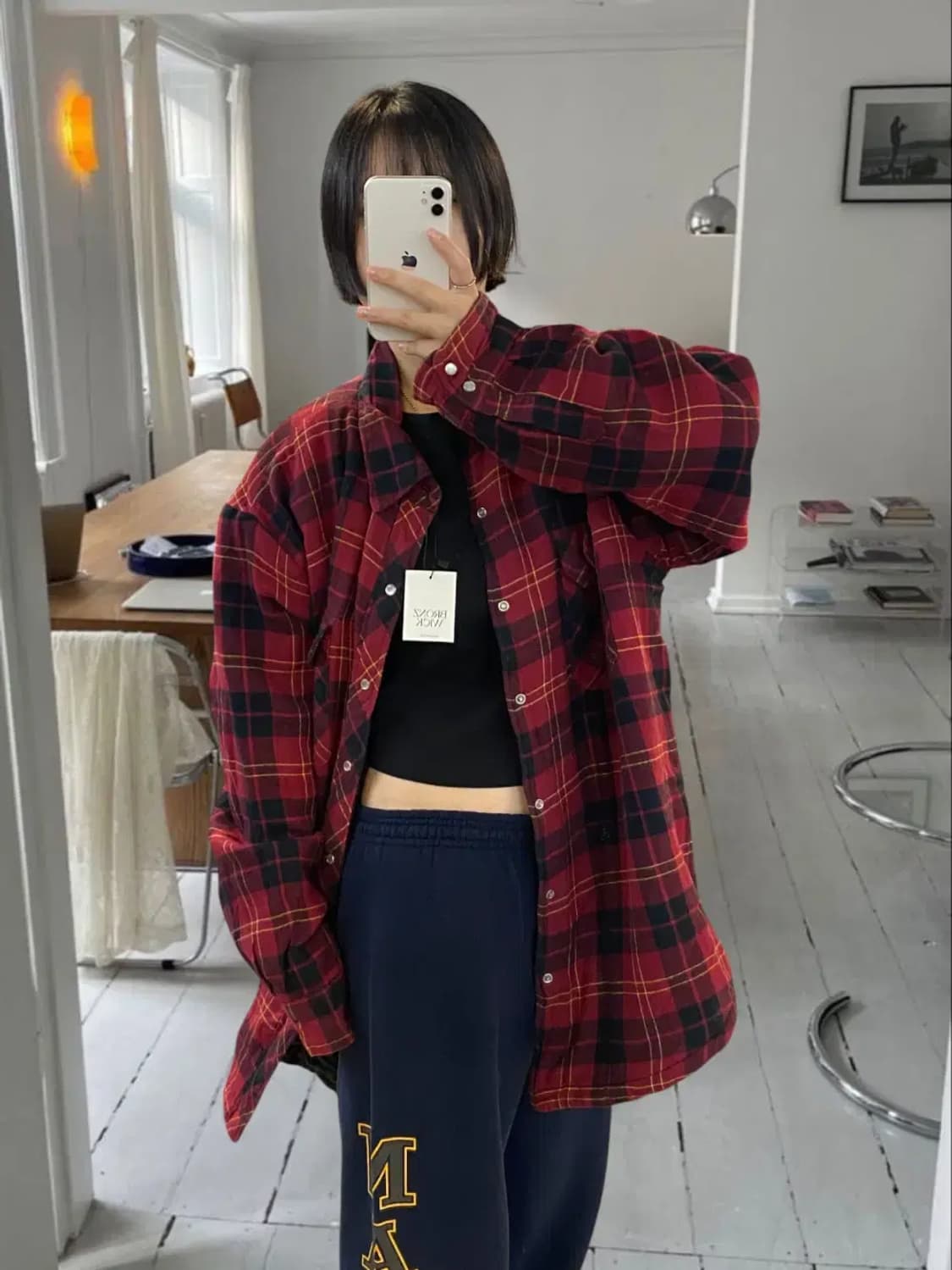 디키즈 체크 셔츠 (Man 2XL) AA0648 상품이미지2