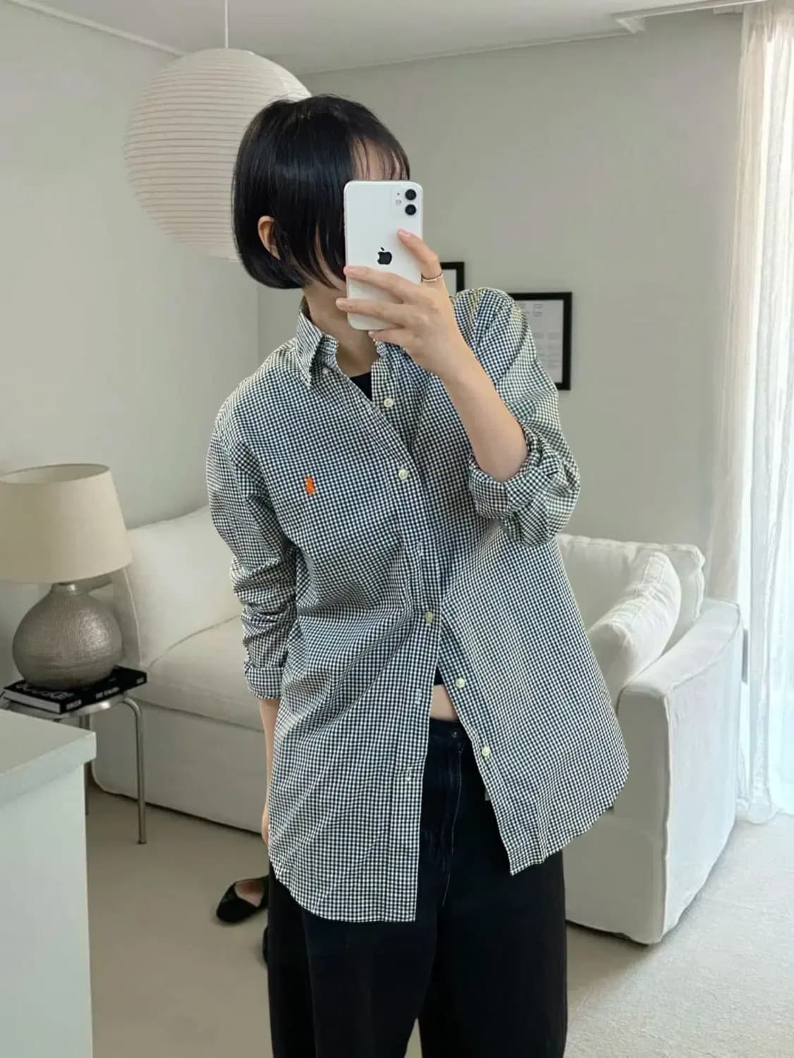 폴로 랄프로렌 체크 셔츠 (Man M) AA0637 상품이미지1