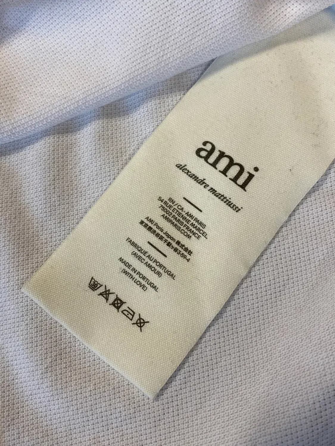 아미 반팔 티셔츠 (Man M) AA0731 상품이미지8