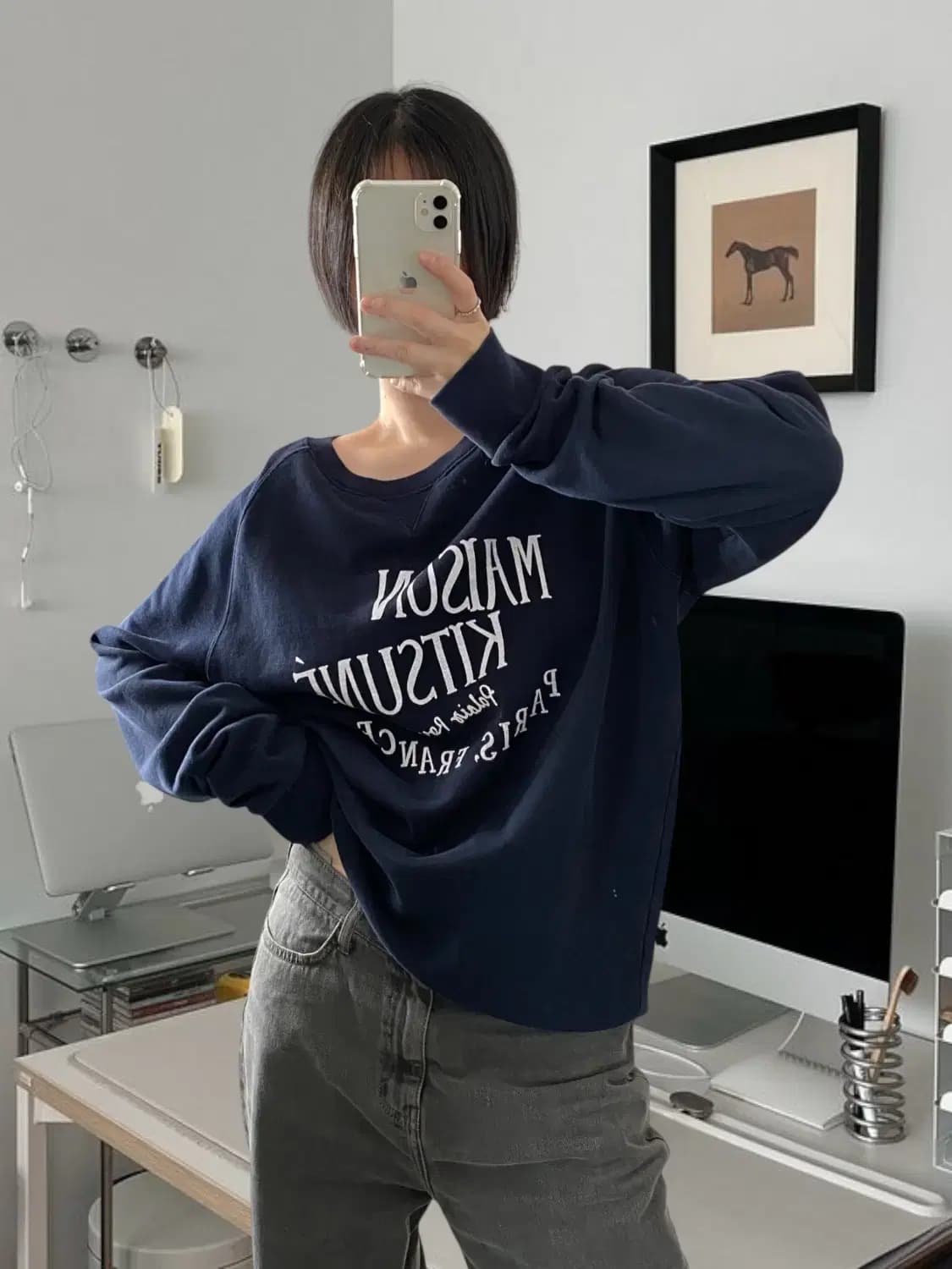 메종 키츠네 스웻셔츠 (Man L) AB0953 상품이미지1