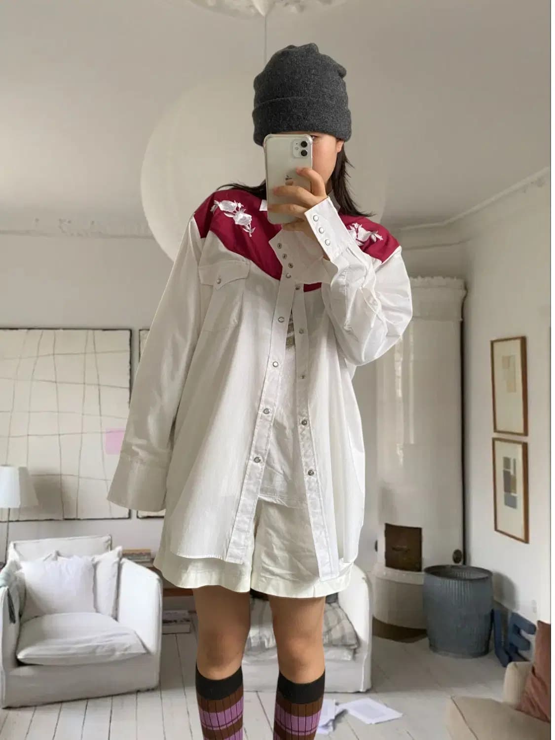 웨스턴 셔츠 (Man L) AB0859 상품이미지1