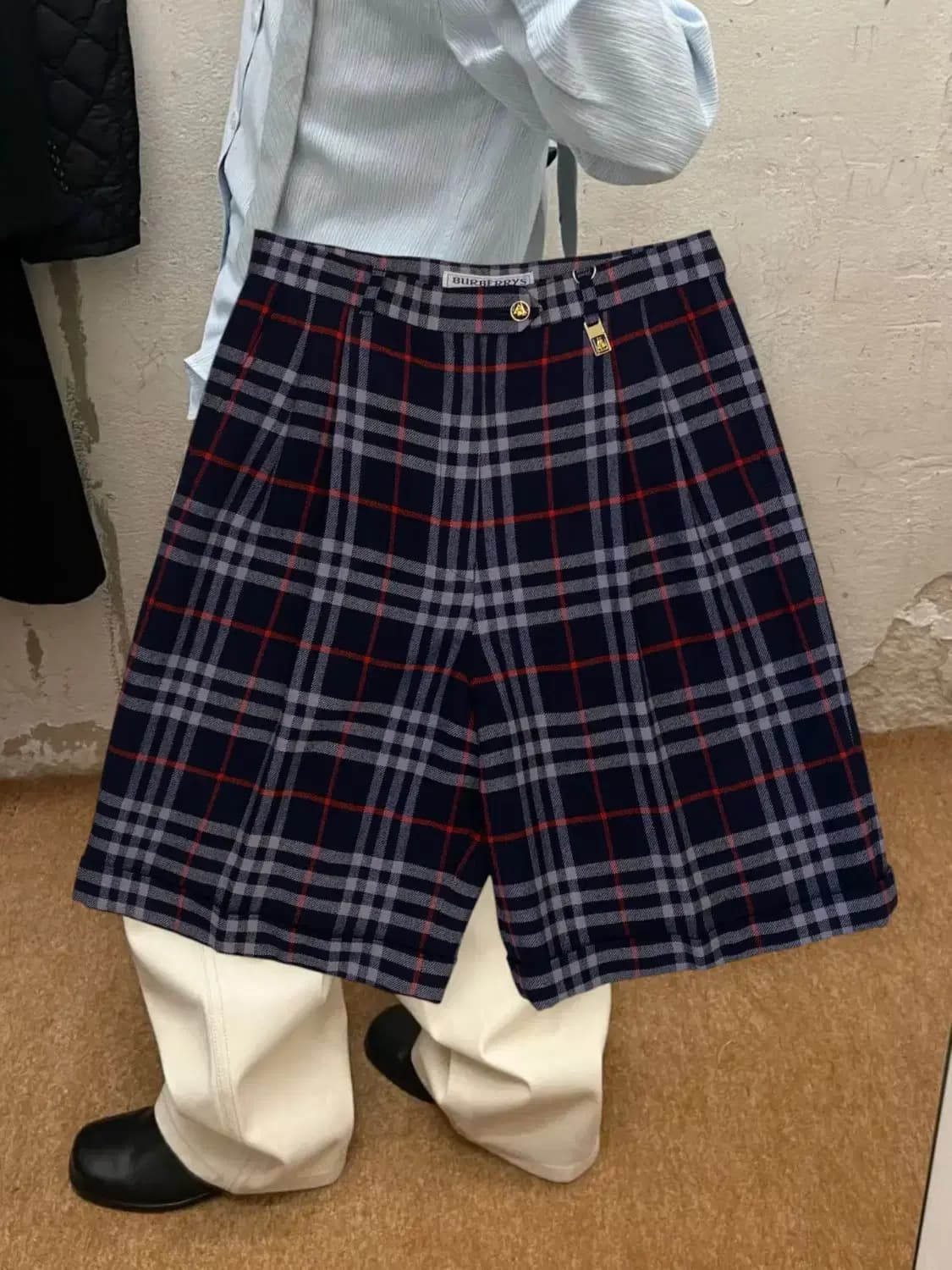 버버리 하프 체크 팬츠 (29) AB0848 상품이미지1