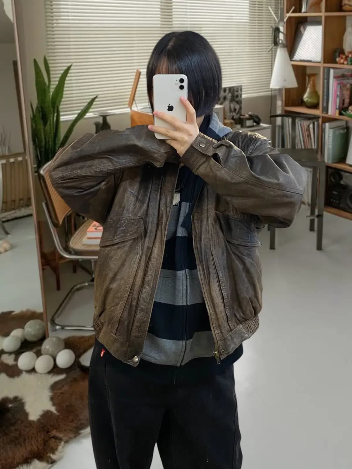 빈티지 레더 자켓 (Man L) / [AA1012] 상품이미지2