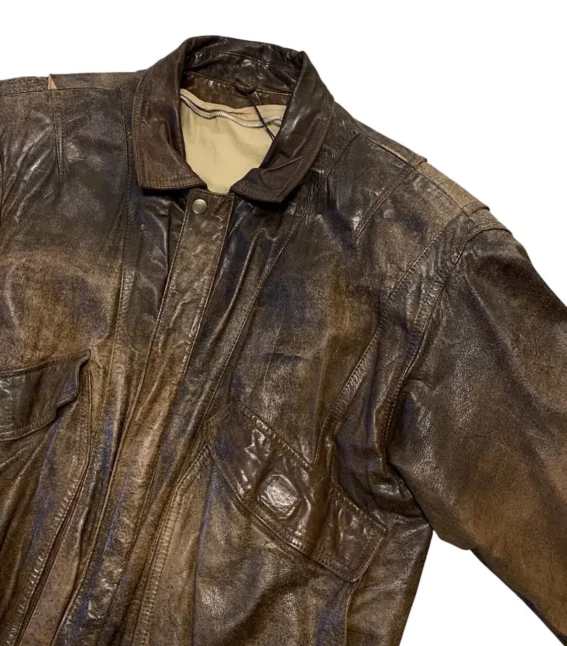 빈티지 레더 자켓 (Man L) / [AA1012] 상품이미지4