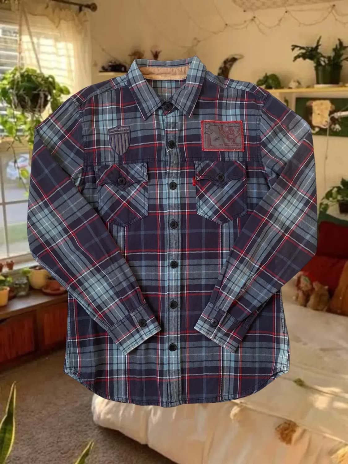 리바이스 체크 셔츠 (Man M) / [AB1311] 상품이미지1