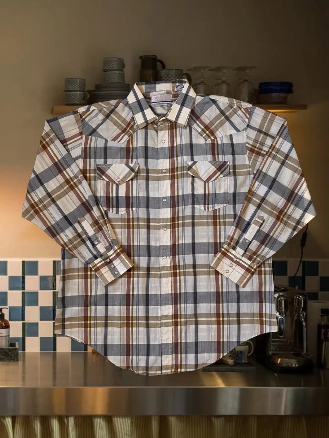 체크 포켓 셔츠 (Man 2XL) / [AB1313] 상품이미지1