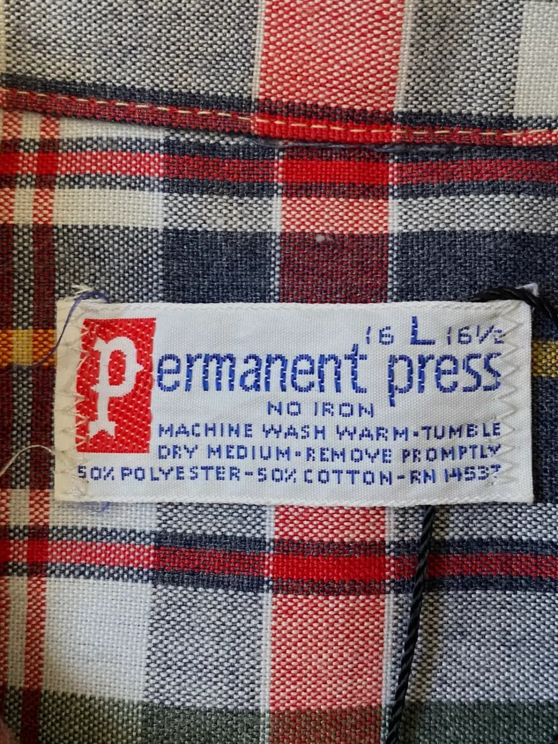 체크 포켓 셔츠 (Man 2XL) / [AB1315] 상품이미지4