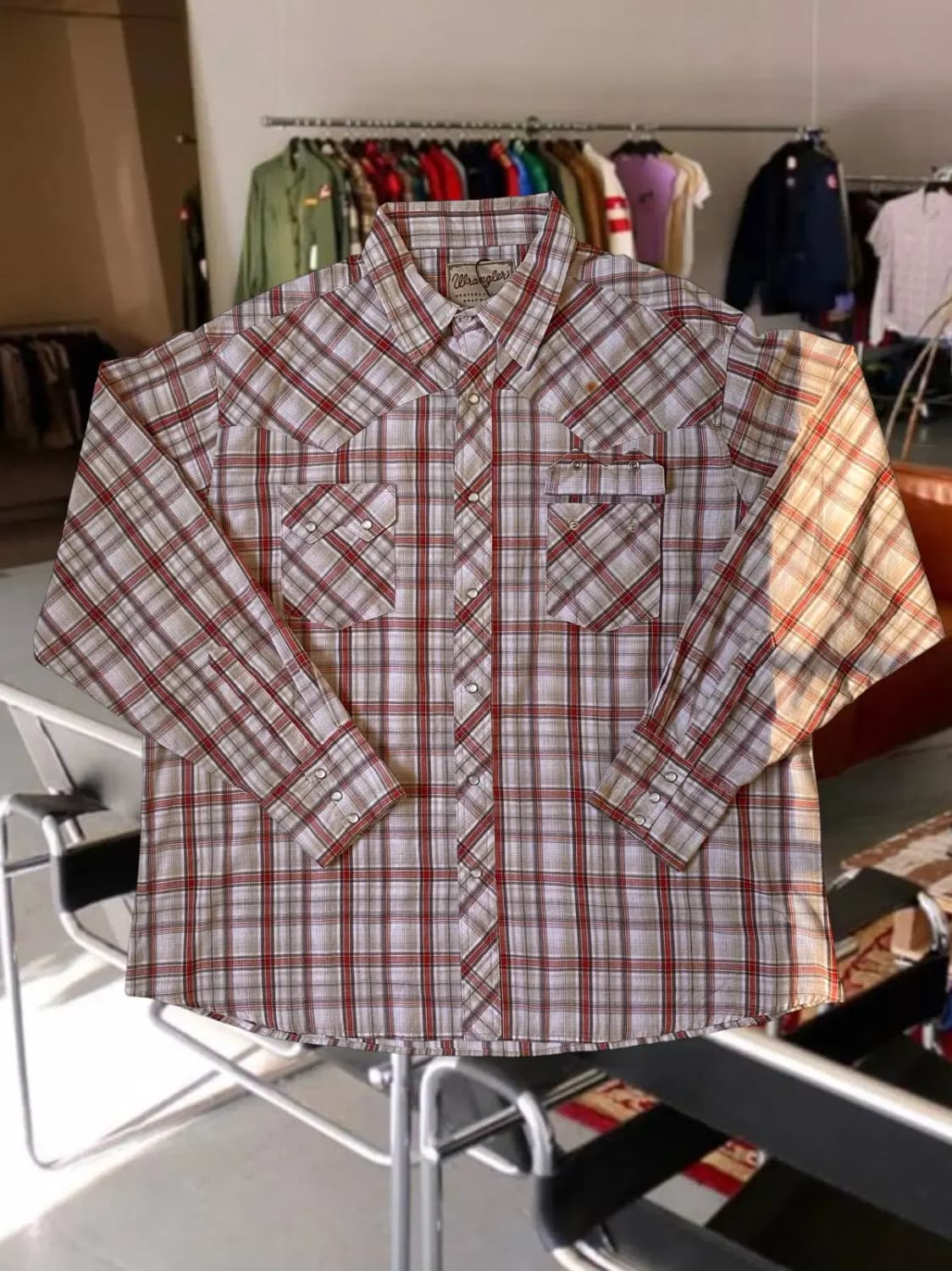 랭글러 체크 셔츠 (Man 2XL) / [AB1339] 상품이미지1