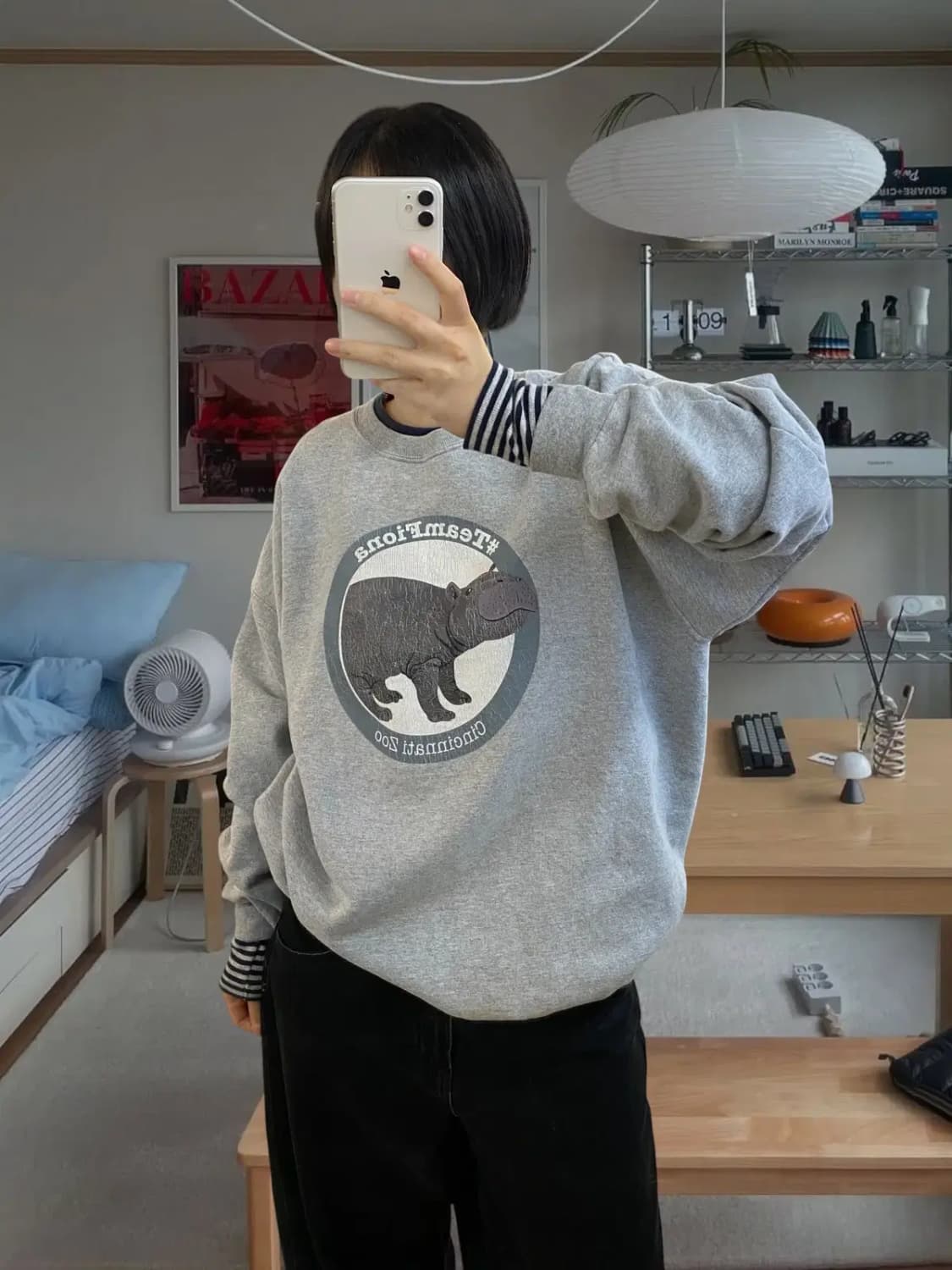 헤인즈 스웻셔츠 (Man L) / [AA1035] 상품이미지1