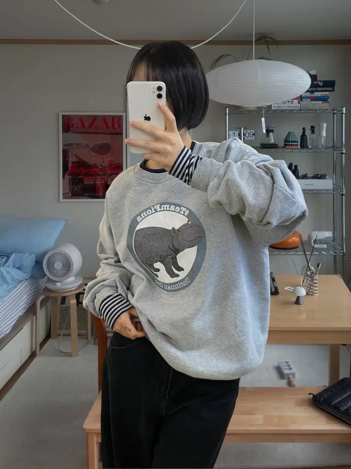 헤인즈 스웻셔츠 (Man L) / [AA1035] 상품이미지2