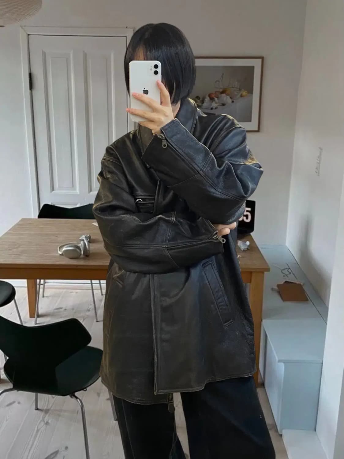 빈티지 레더 자켓 (Man XL) / [AA1038] 상품이미지1