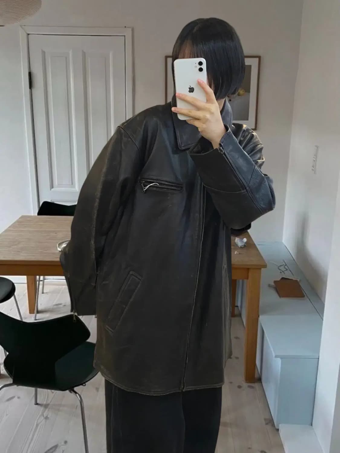 빈티지 레더 자켓 (Man XL) / [AA1038] 상품이미지2