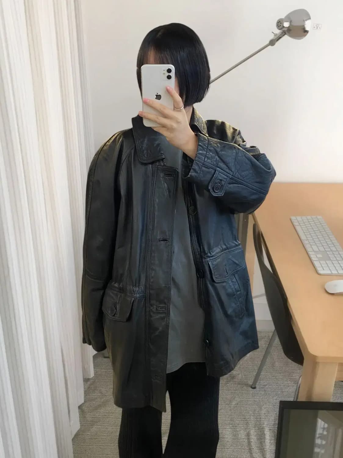 빈티지 레더 자켓 (Man L) / [AA1048] 상품이미지1