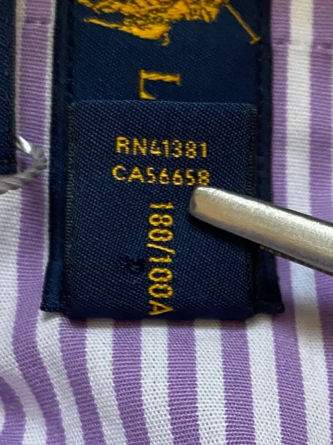 폴로 랄프로렌 스트라이프 셔츠 (Man L) / [AB1364] 상품이미지6